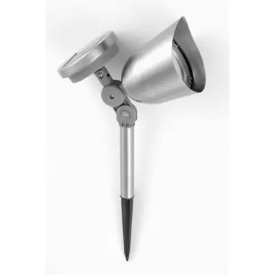 Spot solaire en inox brossé - GALIX - 0,29W - 30 Lumens