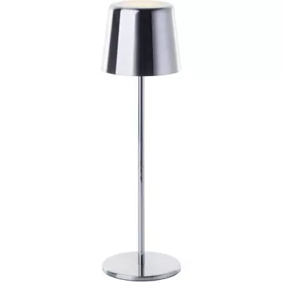Lampe d'extérieur rechargeable - XAANA - Chrome - LED 2W