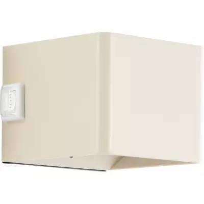 Applique magnétique d'extérieur ISEO BRILLIANT Rechargeable Cream LED - 60 caractères