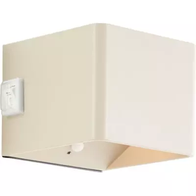 Applique magnétique d'extérieur ISEO BRILLIANT Rechargeable Cream LED - 60 caractères