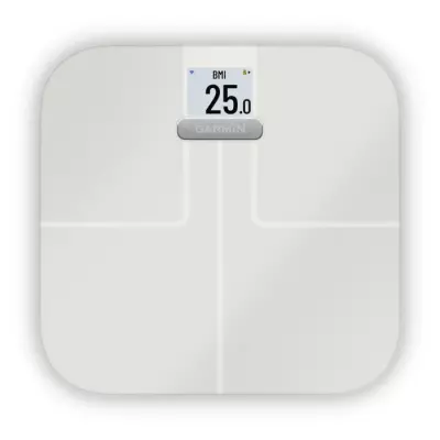Balance connectée GARMIN Index S2 White - Suivi de poids et composition corporelle