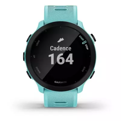 Montre connectée sport GARMIN Forerunner 55 Aqua - Vert d'eau