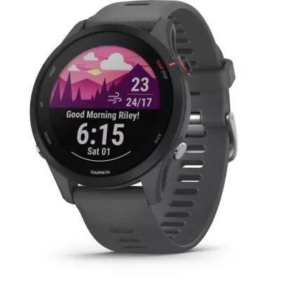 Montre connectée sport GARMIN Forerunner 255 Grise - Suivi performance