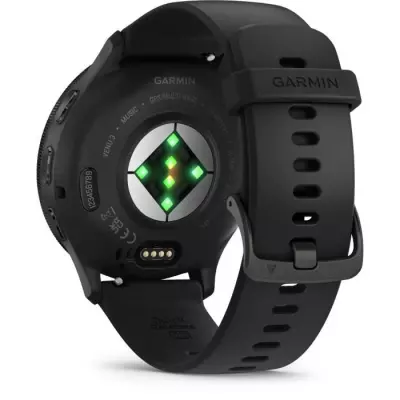 Montre GPS connectée GARMIN Venu 3 - 35,4 mm - Acier Gray