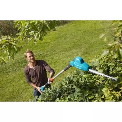 Taille-haies télescopique électrique GARDENA - THS 500/48 - 500W - 48 cm - Inclinable