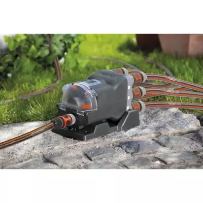 Programmateur d'arrosage GARDENA 6 sorties - Automatique - Kit complet