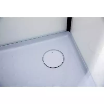 Cabine de douche 90x90 Style Industriel Noir - Livraison Compacte