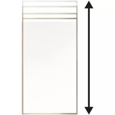 Paroi fixe GELCO ONLY Gold 90x210/265 - Élégance et qualité