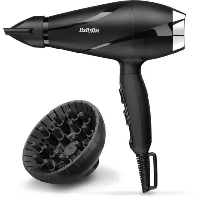 Sèche-cheveux BaByliss 6713DE Shine Pro 2200 - Moteur AC - Fabriqué en Italie