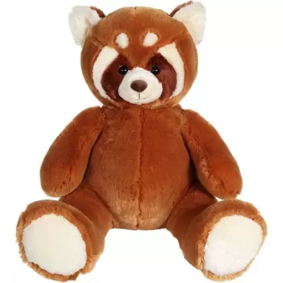 Peluche Panda Roux Géant - GIPSY TOYS - 70 cm - 