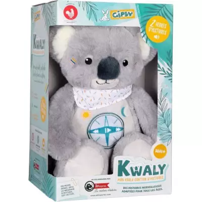 Découvrez KWALY - Peluche Interactive Conteuse - 2h Histoires