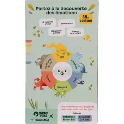 Peluche Interactive Gipsy Toys - Siméon, Mon Conteur d'Emotions