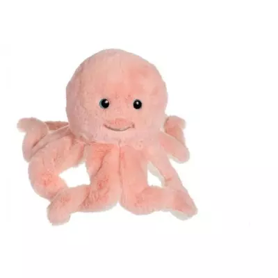 Peluche Pieuvre GIPSY TOYS Rose 32 cm - Douceur et Originalité!