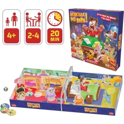 Jeu de plateau Goliath Réveille Pas Papa - Amusement garanti!