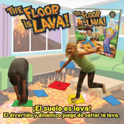 Floor is lava - Un jeu de société excitant pour les petits dès 5 ans !