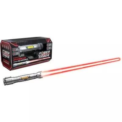 Sabre Power Saber Red rétractable - Jeu de rôle 8 ans+