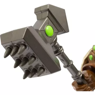 Figurine articulée Gormiti 27 cm avec arme - Modèle Terre
