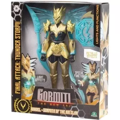 Figurine articulée Gormiti Windel avec attaque lumineuse Air - 27 cm