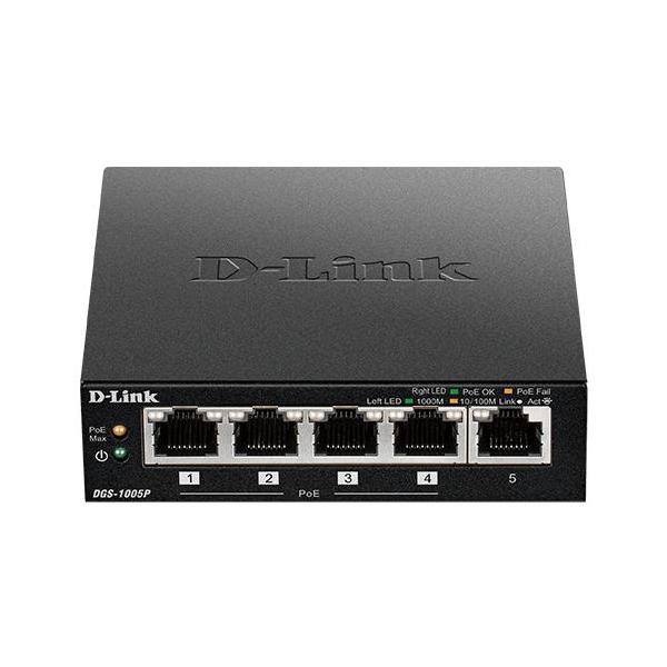 Switch D-Link DGS-1005P/E 10 Gbps