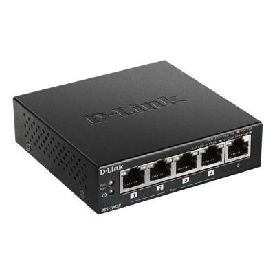 D-Link DGS-1005P E commutateur réseau Non-géré Gigabit Ethernet (10 100 1000) Connexion Ethernet, supportant l'alimentation via