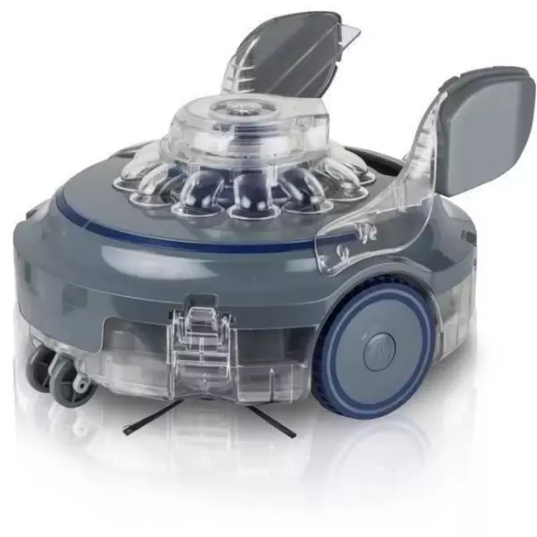 GRE - Robot a Batterie Rechargeable et sans fil, pour piscines Hors-Sol et enterrées Jusqu'a 12 x 5 m