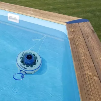 Robot de nettoyage pour piscine hors-sol - Batterie rechargeable - Puissance 27W Robot de nettoyage pour piscine hors-sol - Batterie rechargeable - Puissance 27W