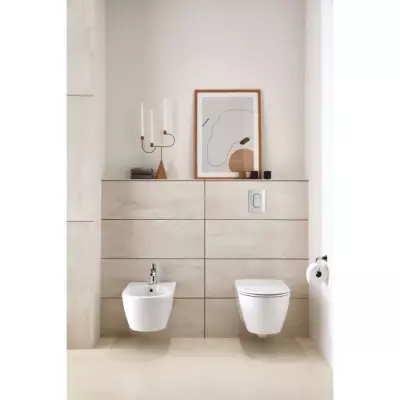 Cuvette WC suspendue GROHE Essence Ceramic - Anti-Calcaire et Anti-Bactérien