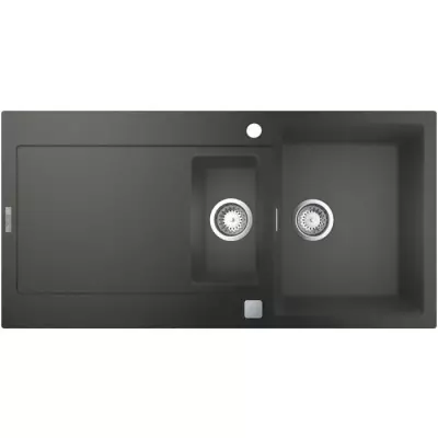 Évier de cuisine composite GROHE K500 1000x500 mm noir