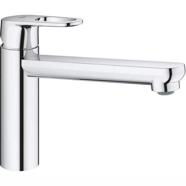 GROHE Robinet évier de cuisine Start Flow, mitigeur monocommande avec mousseur économique d'eau, rotation 140°, chromé, 3169