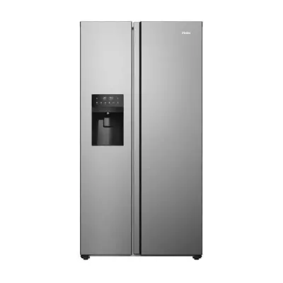 Réfrigérateur américain Haier HSOGPIE9183 - Classe E - 515 L - Gris