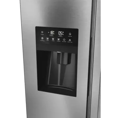 Réfrigérateur américain Haier HSOGPIE9183 - Classe E - 515 L - Gris