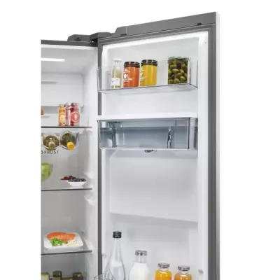 Réfrigérateur américain Haier 601L Inox - Distributeur d'eau