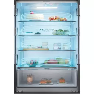 Réfrigérateur multi-portes HAIER 402L Gris - Classe E