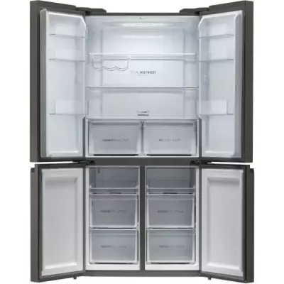 Réfrigérateur multi-portes Haier Cube 90 Series 5 RTG785NHD - Inox foncé - 643L