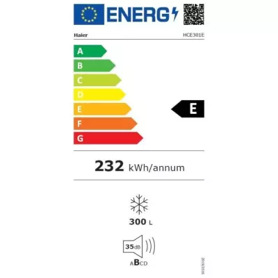 Congélateur coffre Haier Series 5 HCE301E - 300L Blanc