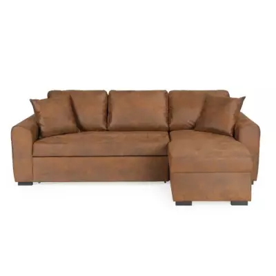 Canapé d'angle convertible réversible 4 places vintage - HAMILTON