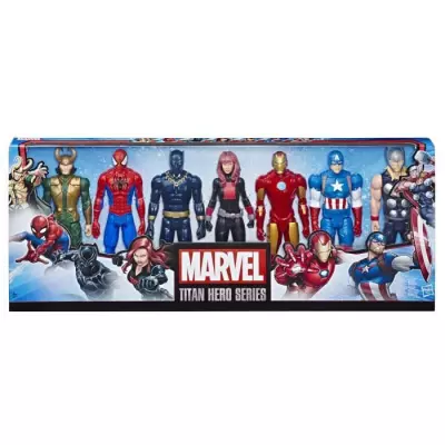 Maxi Pack Avengers 7 figurines 30 cm + 5 accessoires