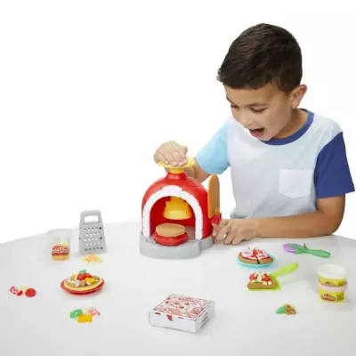 Play-Doh Four à Pizza et Machine à Café Jouet pour Enfants - Kit Cuisine