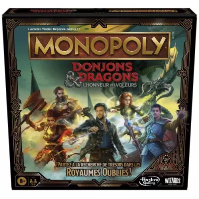 Monopoly D&D le film - Jeu de société Donjons & Dragons