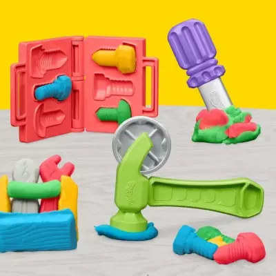 Coffret Play-Doh Mon petit bricoleur - Idéal pour les petites mains