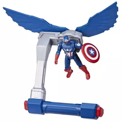 Figurine Captain America commandes de vol 16x18x7 cm - Marvel Epic Hero Série