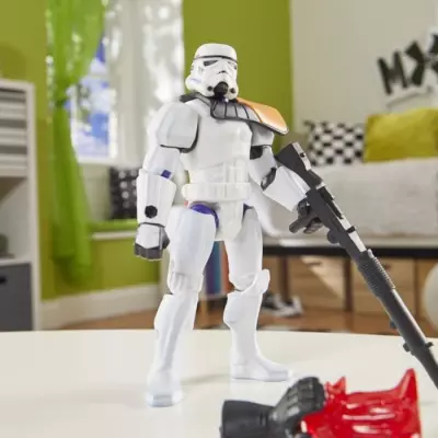 Figurine 12 cm Stormtrooper MixMashers personnalisable - Combinable avec accessoires