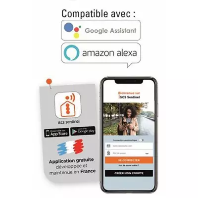 Prise connectée SmartPlug SCS SENTINEL - 14x12x9 cm
