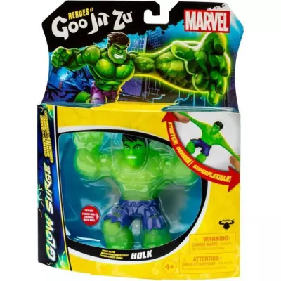 Figurine lumineuse et extensible Hulk Glow Surge 11cm - HERoeS OF GOO JIT ZU - MARVEL