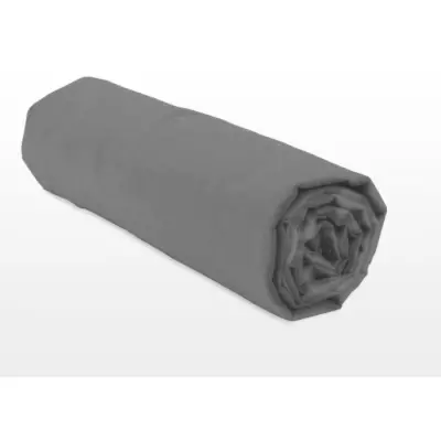 Drap Housse Microfibre Gris Anthracite - HOME LINGE PASSION