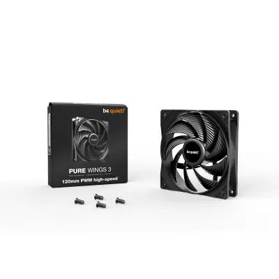 be quiet! Pure Wings 3 120 mm PWM | Ventilateur PC high-speed