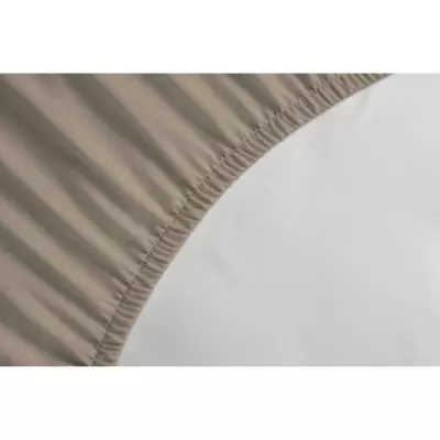 Drap Housse 100% coton beige 180x200x30 cm - Confort et élégance