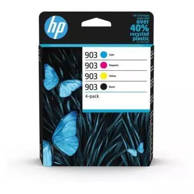Pack 4 cartouches d'encre authentiques HP 903 pour OfficeJet Pro 6900