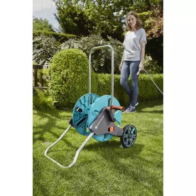 Dévidoir CleverRoll taille M GARDENA - Pour jardin moyen - Longueur max 60m