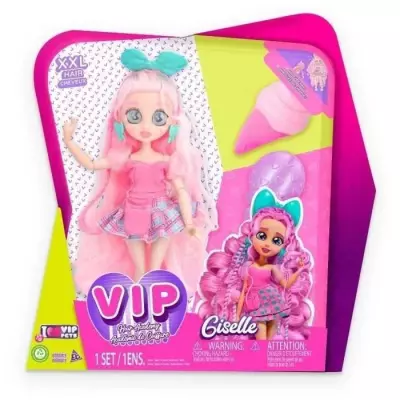 Poupée VIP Pets Hair Academy - Giselle | Dimensions: 28x31x7 cm
